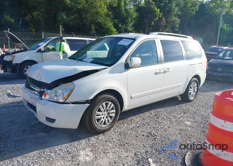 2012 Kia Sedona Lx z USA, uszkodzony, nr VIN KNDMG4C78C6477516